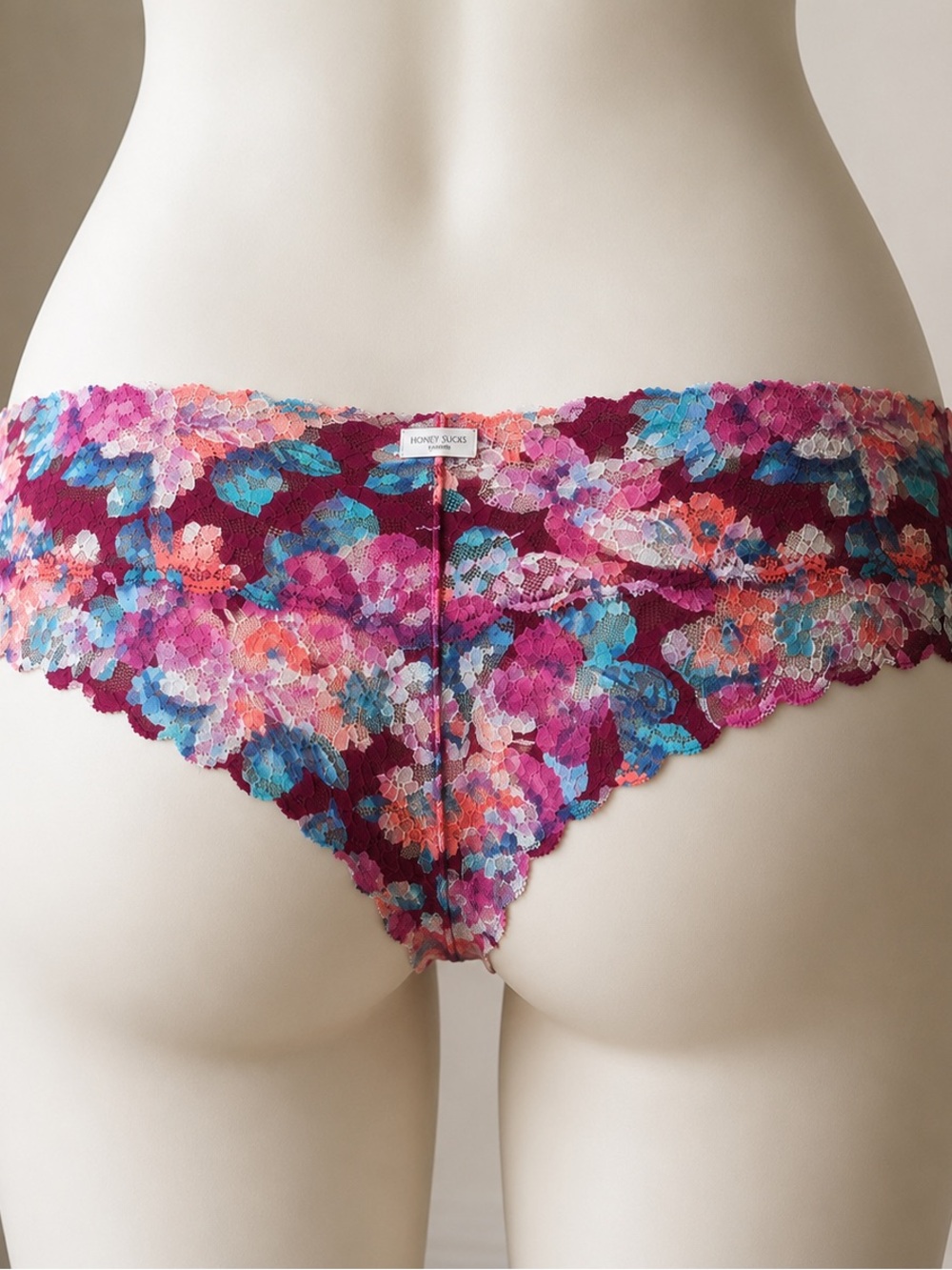 NWT Gilly Hicks Floral Lace Cheeky Panties XS/S